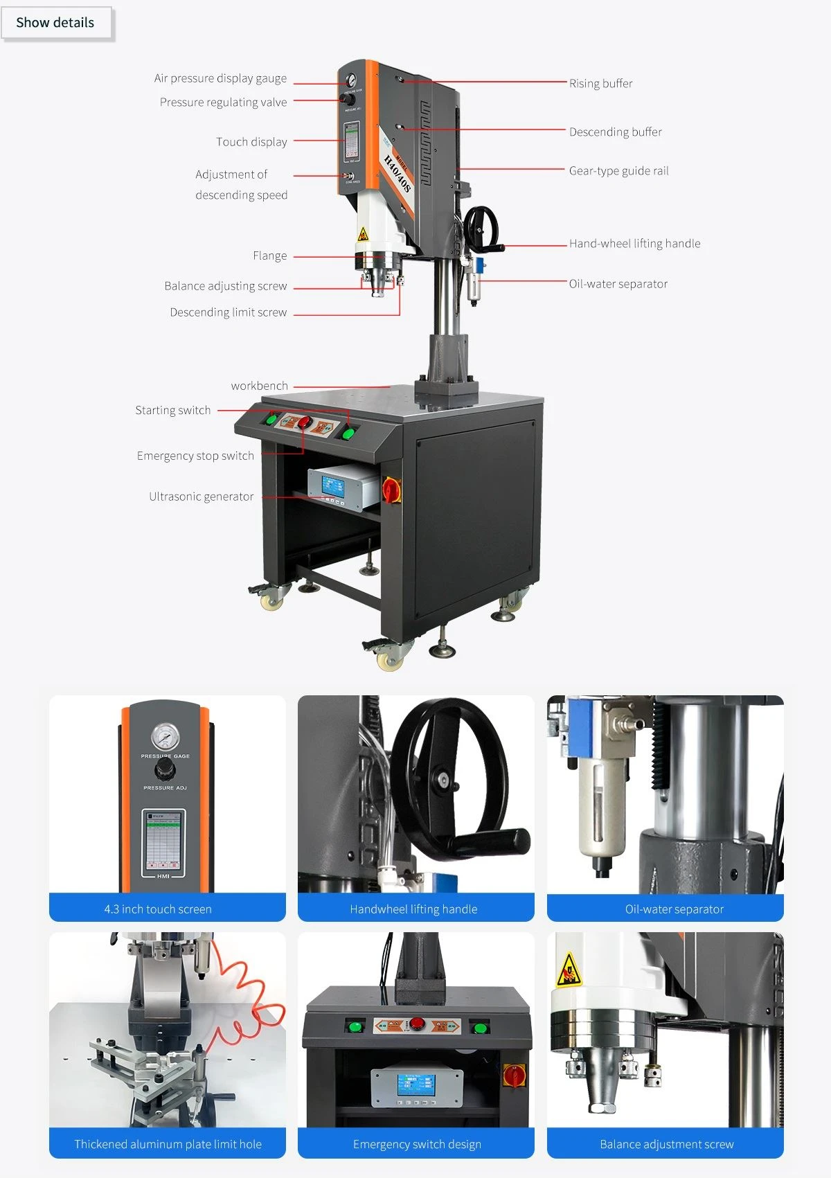 Ultrasonic Power Adapter Welding Machine