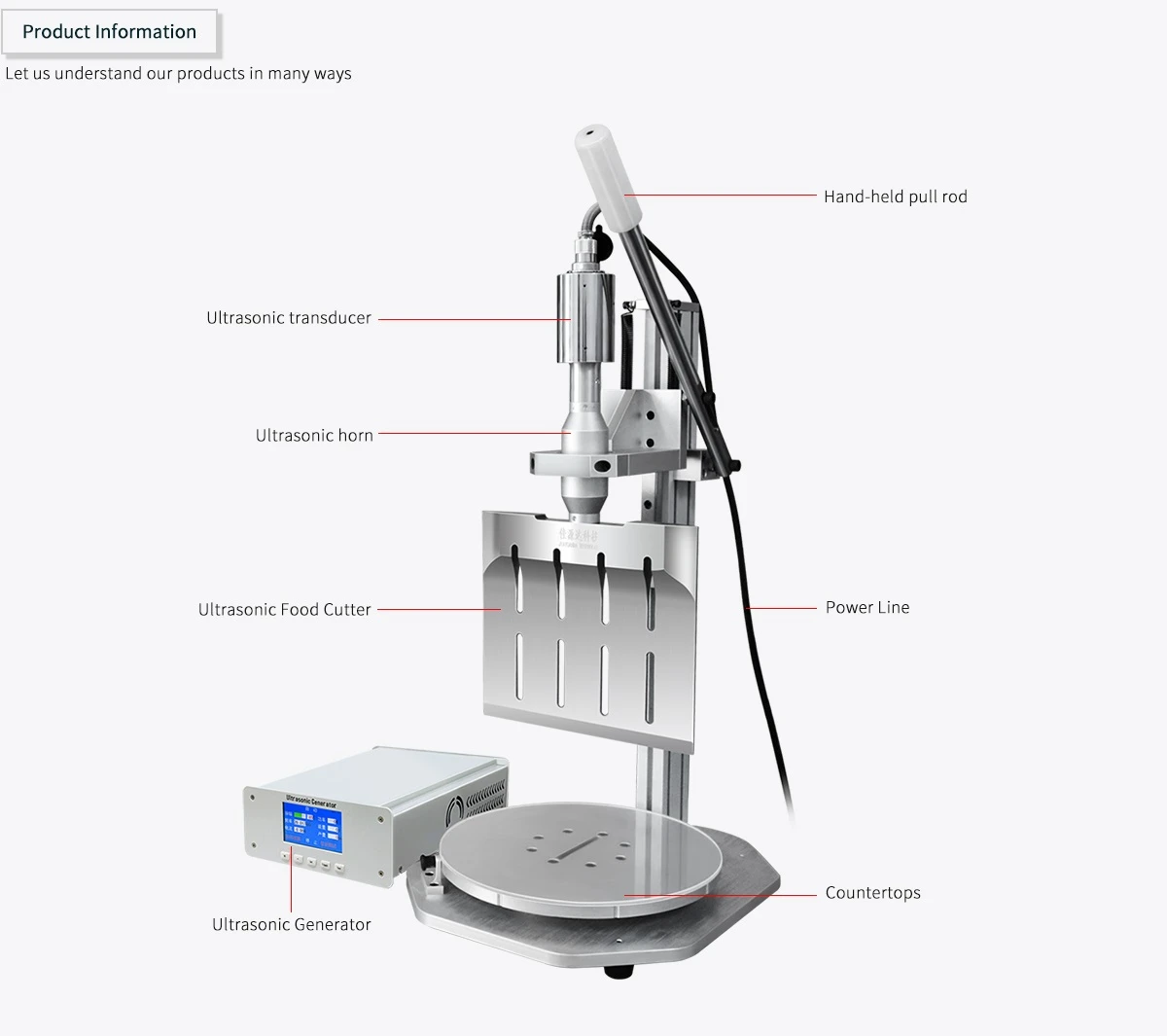Ultrasound Food Cutter